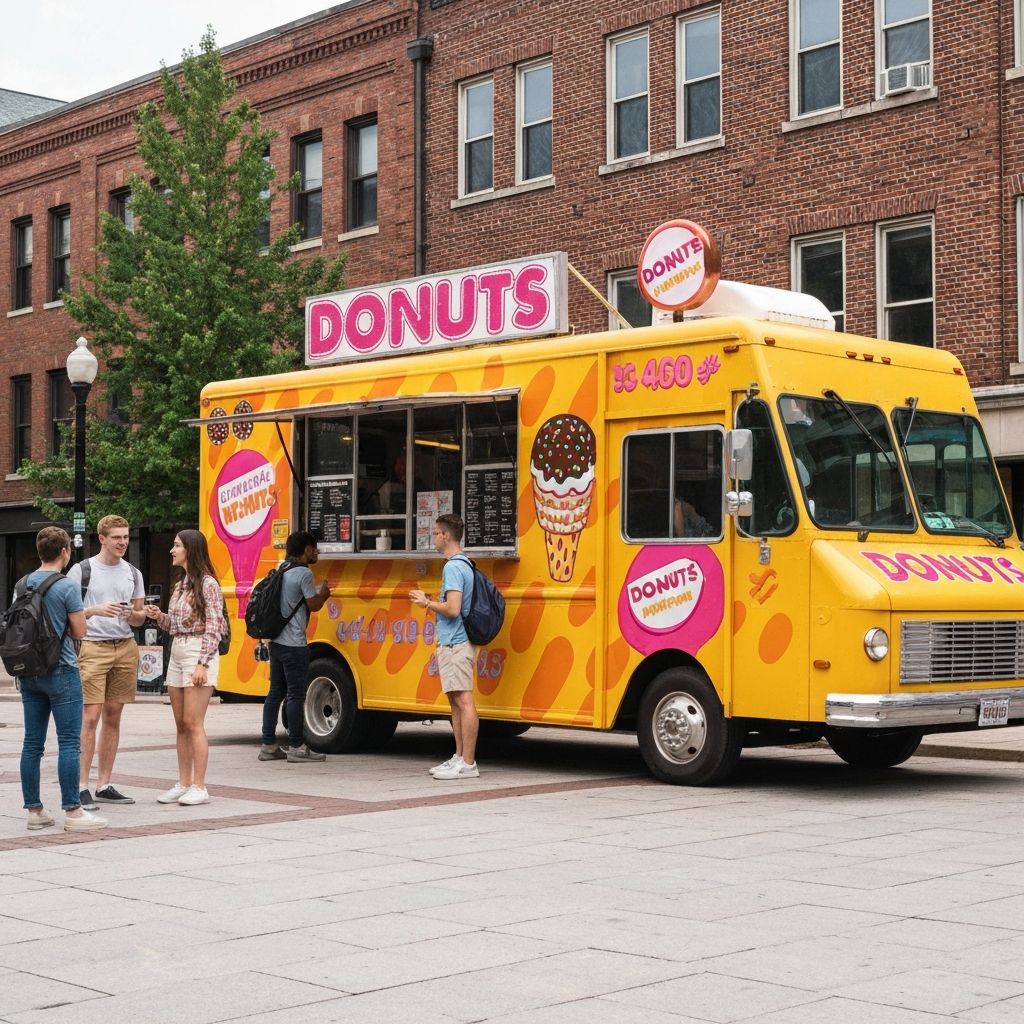 Dunkin' Donuts retro 90s-themed pop-up activation at MIT campus with bright orange and pink brand colors